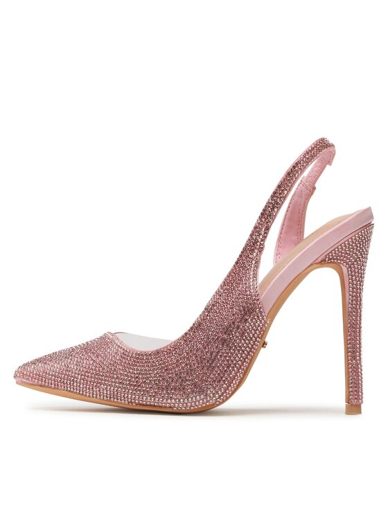 DeeZee DeeZee Čevlji z visoko peto 92831-300 Roza