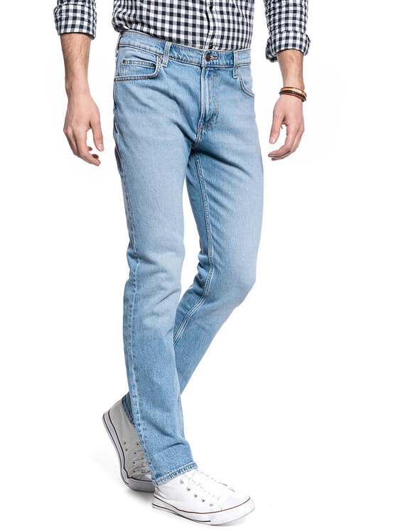 Lee Lee Jeansy RIDER Niebieski Slim Fit