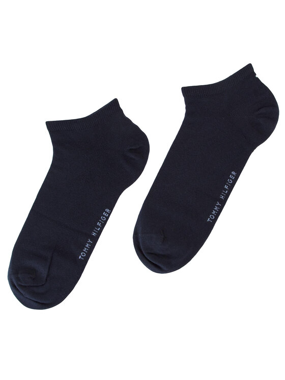 Tommy Hilfiger Tommy Hilfiger Sada 2 párů pánských nízkých ponožek 342023001 Tmavomodrá