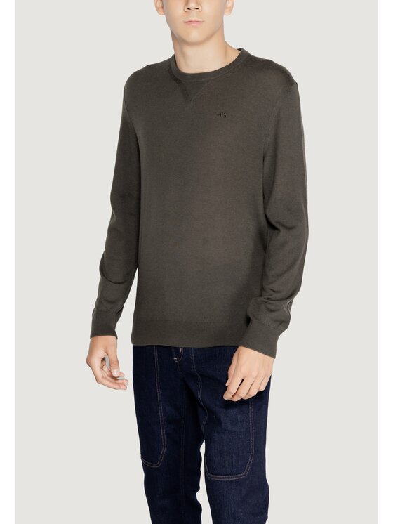 Armani Exchange Armani Exchange Sweter 8NZM3A ZM8AZ Zielony To Fit