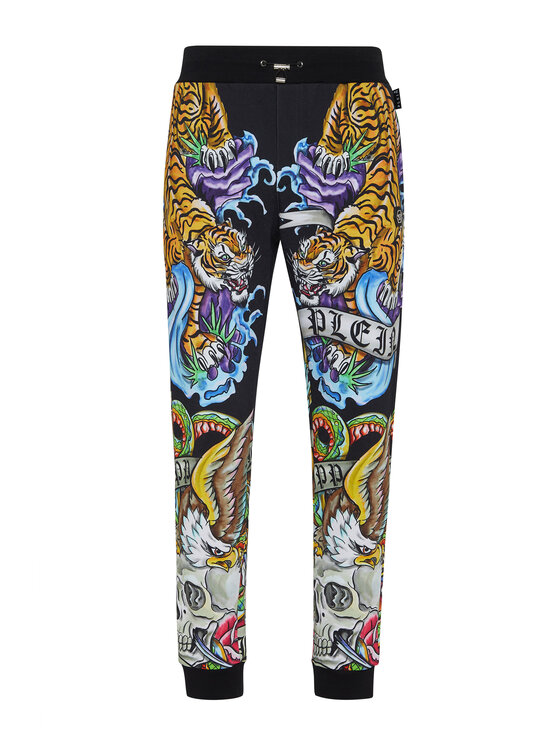 PHILIPP PLEIN PHILIPP PLEIN Joggers kalhoty 14945 Černá Jogger Fit