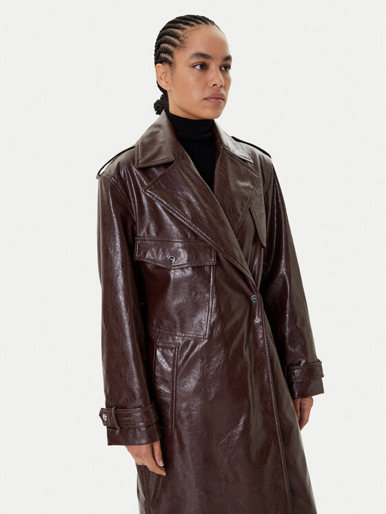 HUGO HUGO Übergangsmantel Malitte-1 50542286 Braun Relaxed Fit
