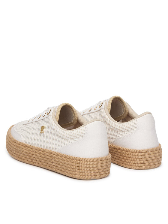 Tommy Hilfiger Tommy Hilfiger Espadryle FW0FW09173 Biały