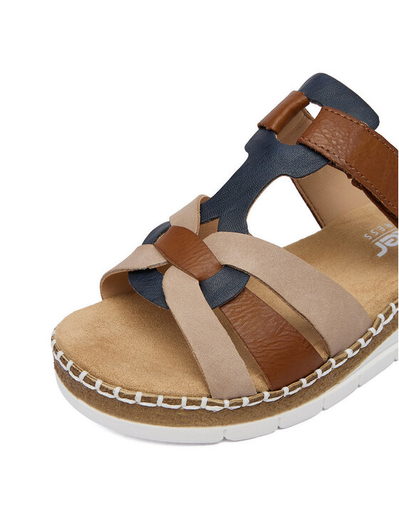 Rieker Rieker Παντόφλες CEO-V1291-90 Ανοιχτό καφέ