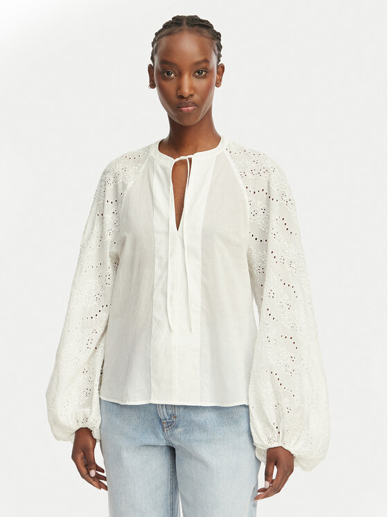 BOSS BOSS Блузка Belvast 50559073 Білий Regular Fit