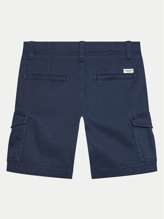 Jack & Jones Junior Jack & Jones Junior Szorty materiałowe 12182856 Granatowy Cargo Fit