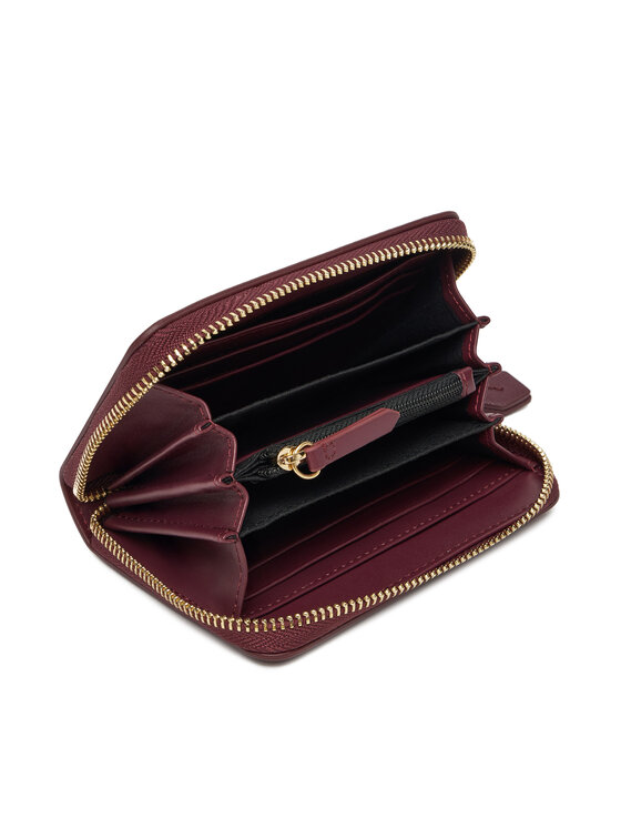 Valentino Valentino Portafoglio grande da donna Zero Pre VPS7B3137 Bordeaux