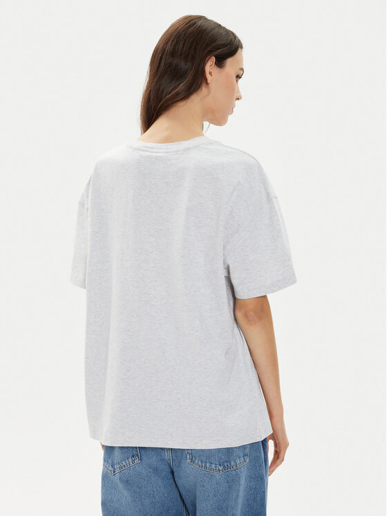 Tommy Jeans Tommy Jeans T-krekls Varsity DW0DW18403 Pelēks Oversize
