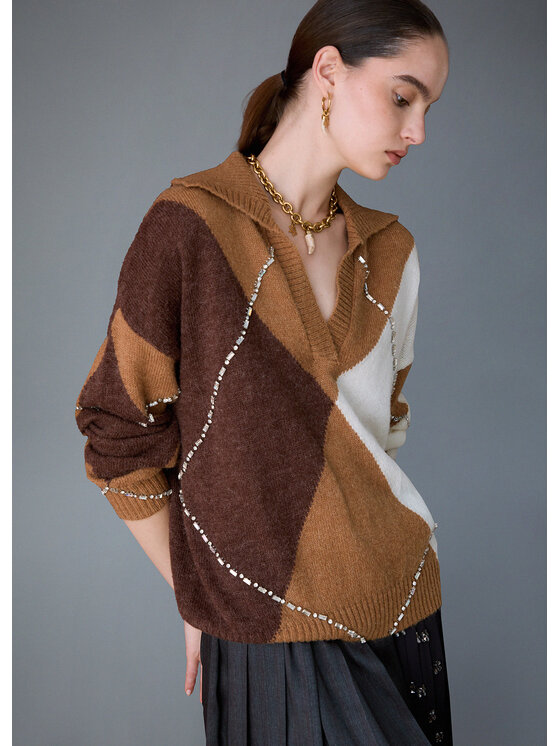 Liu Jo Liu Jo Maglione WF6182MA15RL9516 Beige Regular Fit