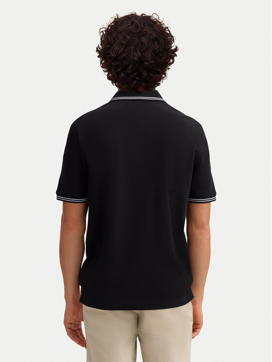 Bugatti Bugatti Tricou polo 8150-15001E Negru Regular Fit