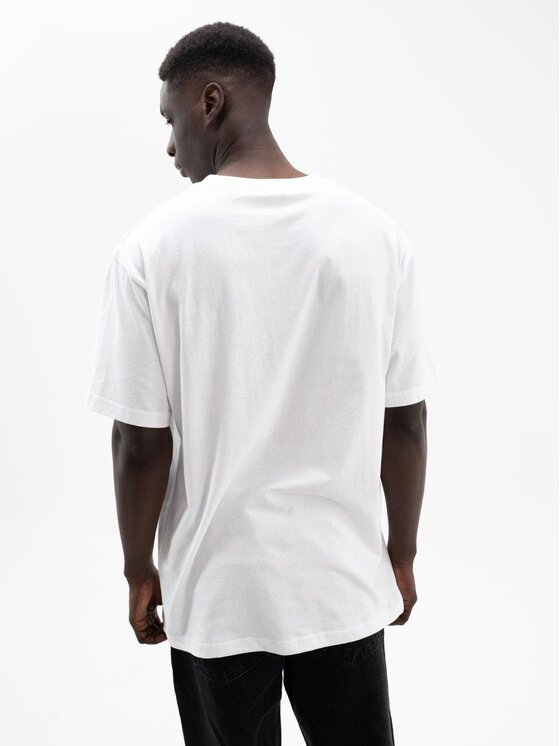 Urban City Urban City T-Shirt T-Shirt Oversize Męski Biały UrbanCity No Logo XXL Biały Oversize