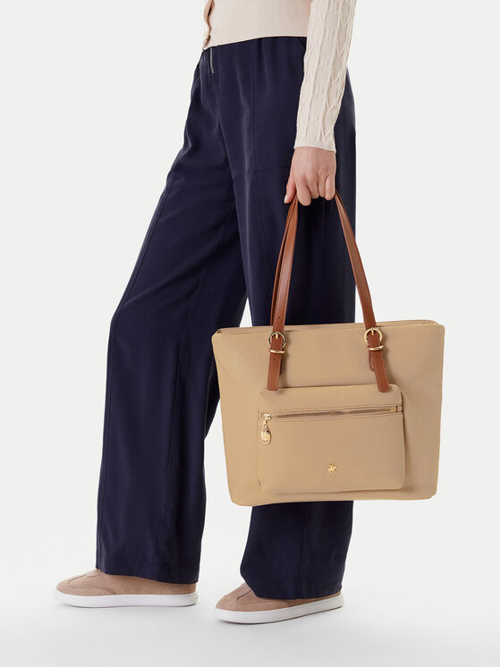 Beverly Hills Polo Club Torebka CEO-BHPC-C-001-08 Beżowy