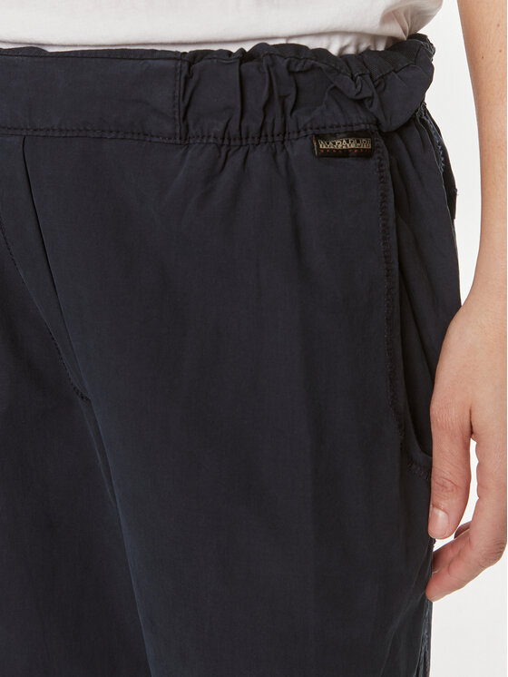 Napapijri Napapijri Stoffhose Aberdeen NP0A4I4S Dunkelblau Loose Fit