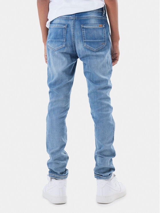 NAME IT Džínsy Ryan 13197238 Modrá Slim Fit