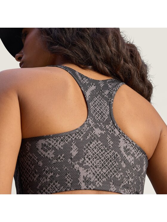 adidas by Stella McCartney adidas by Stella McCartney Biustonosz sportowy By Stella McCartney Power Impact Training Bra Medium Support Brązowy