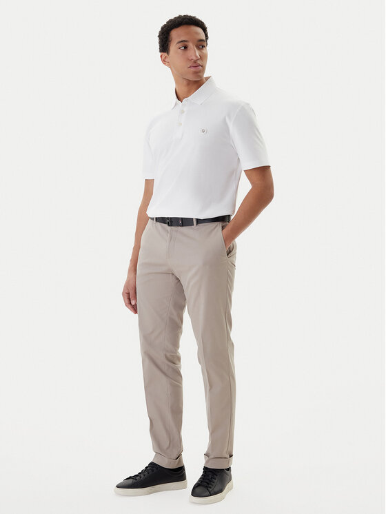 BOSS BOSS Spodnie materiałowe C-Genius 50555035 Beżowy Slim Fit