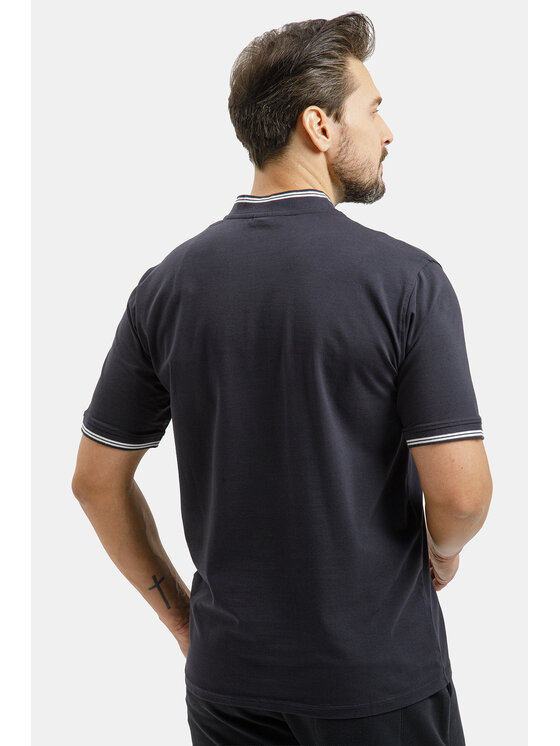 Cross Jeans Cross Jeans T-Shirt 16176-310 Granatowy Regular Fit