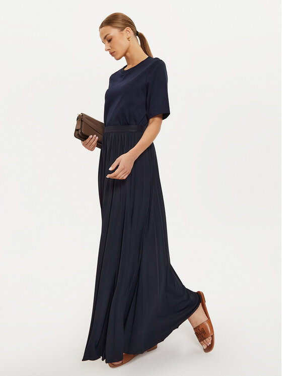 Max Mara Leisure Max Mara Leisure Спідниця в складку Maesa 2426776027 Cиній Relaxed Fit