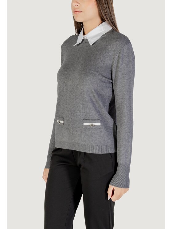 Morgan De Toi Morgan De Toi Maglione 252-MSHIRTA Grigio Shirt Fit