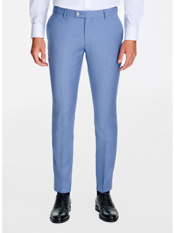 Pako Lorente Pako Lorente Spodnie garniturowe P26SP-6G-003 Niebieski Slim Fit