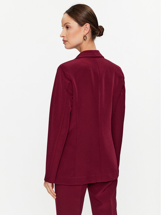 Maryley Maryley Pintsak 23IB187/41GI Bordoopunane Regular Fit