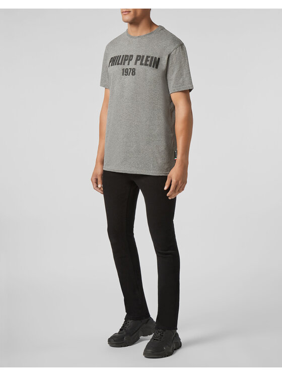 PHILIPP PLEIN PHILIPP PLEIN Tričko 21021 Sivá Regular Fit