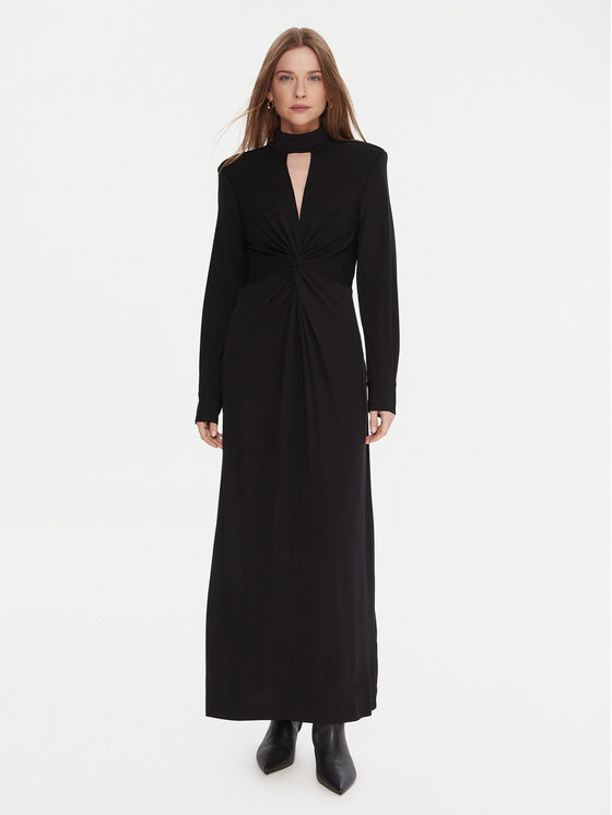 LOLA CASADEMUNT LOLA CASADEMUNT Rochie de seară LF2516015 Negru Regular Fit