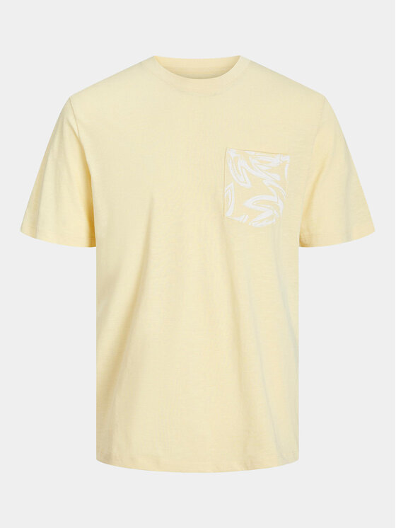 Jack & Jones Jack & Jones T-Shirt Lafayette 12250435 Żółty Standard Fit