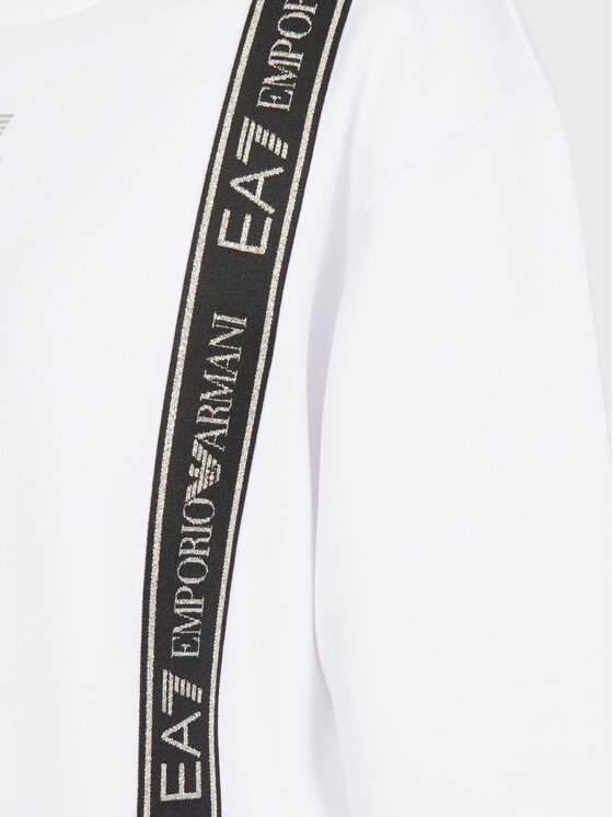 EA7 Emporio Armani EA7 Emporio Armani Džemperis 6RTM25 TJKWZ 1100 Balta Regular Fit