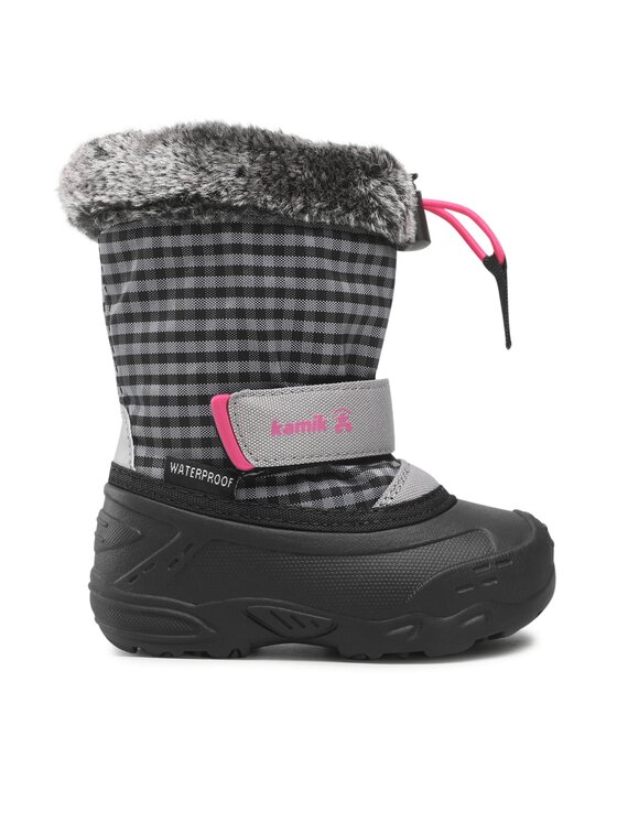 Cizme de zăpadă Kamik Mini 2 T NF9389 Grey/Pink