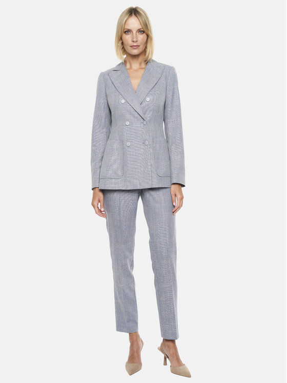 Potis & Verso Potis & Verso Marynarka Dorian Szary Regular Fit