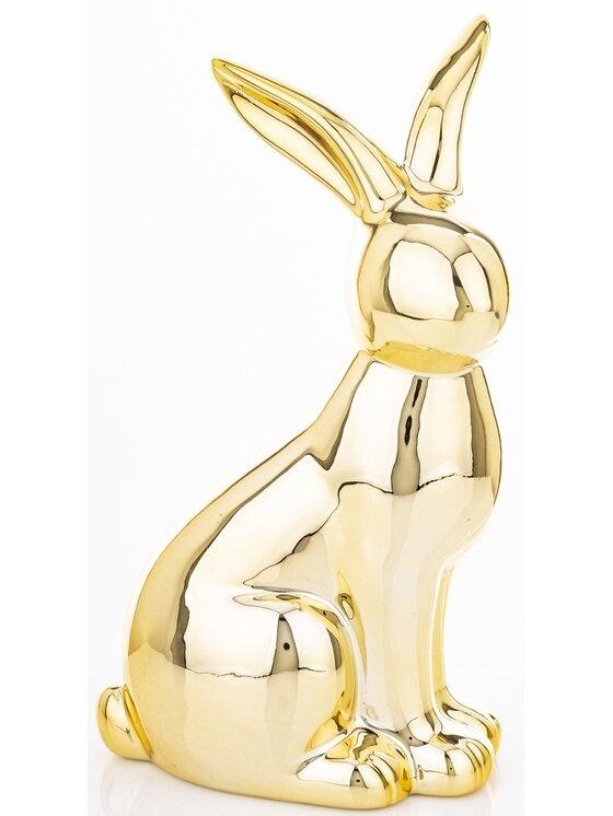 MIAhome MIAhome Figurka złota królika 23,5x14x8,5 cm CONIGLIO DORATO - III Złoty