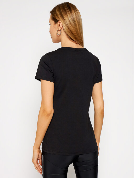 Liu Jo Sport Liu Jo Sport T-Shirt TA1150 J5003 Μαύρο Regular Fit