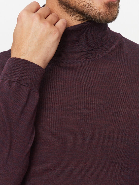 Boss Boss Rolák Musso-P DARK RED Červená Regular Fit