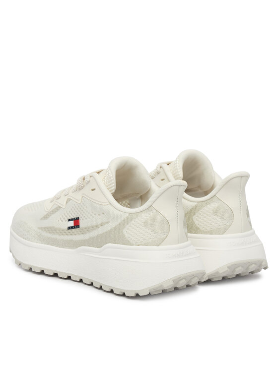 Tommy Jeans Tommy Jeans Sneakersy Tjw Sporty Knit Runner EN0EN02962 Biela