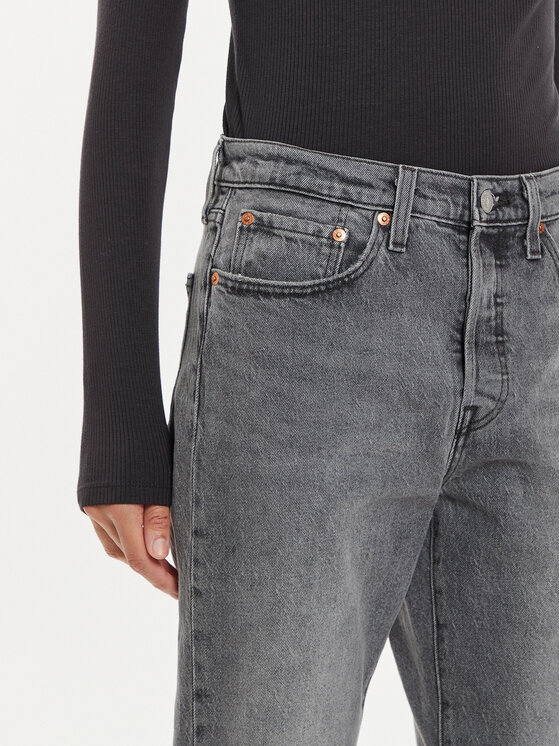 Levi's® Levi's® Jeans hlače 501® 12501-0412 Črna Straight Fit