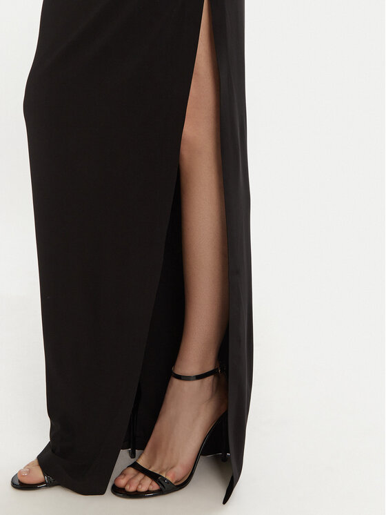 NORMA KAMALI NORMA KAMALI Večernja haljina KK3243PLF85001 Crna Regular Fit
