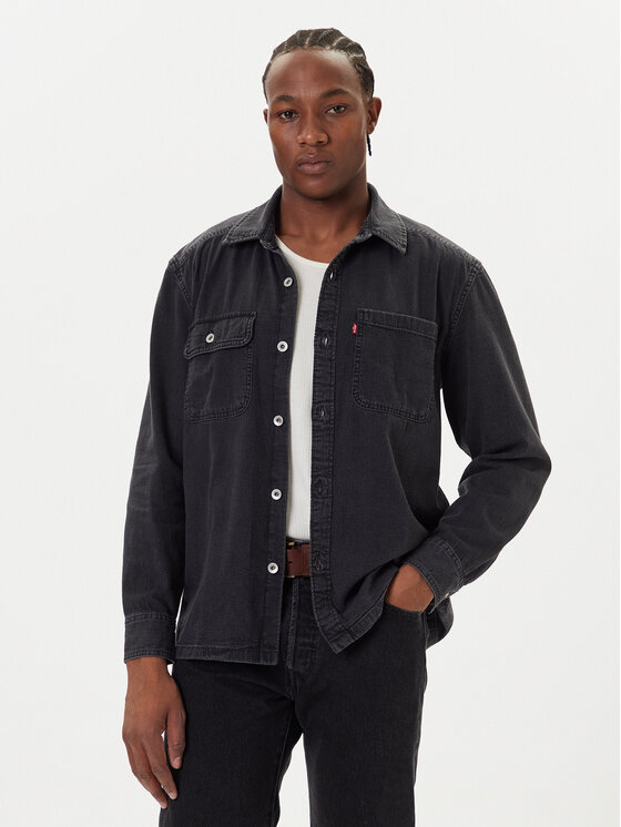 Levi's® Levi's® džínová košile Truckee 003NW-0001 Černá Relaxed Fit