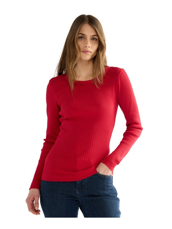 Wrangler Wrangler T-Shirt 112386795 Czerwony Regular Fit