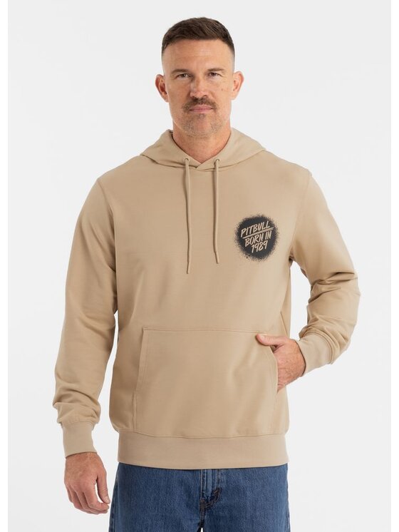 PITBULL PITBULL Bluza GRAFFITI Beżowy Regular Fit