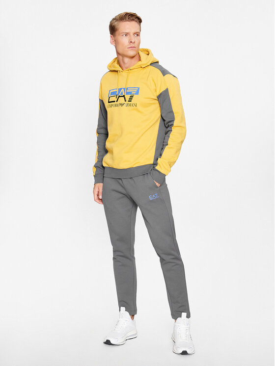 EA7 Emporio Armani EA7 Emporio Armani Sportinis kostiumas 6RPV65 PJ07Z 26BQ Geltona Regular Fit