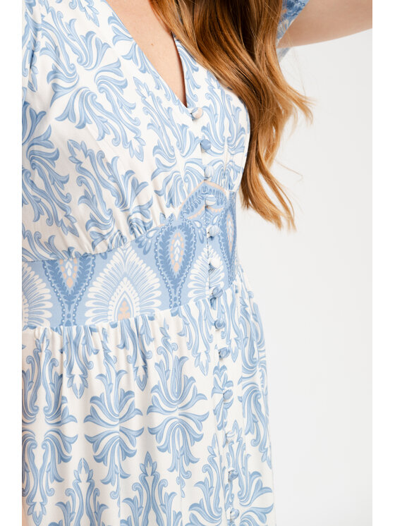 blue shadow blue shadow Sukienka codzienna Klara Niebieski Regular Fit