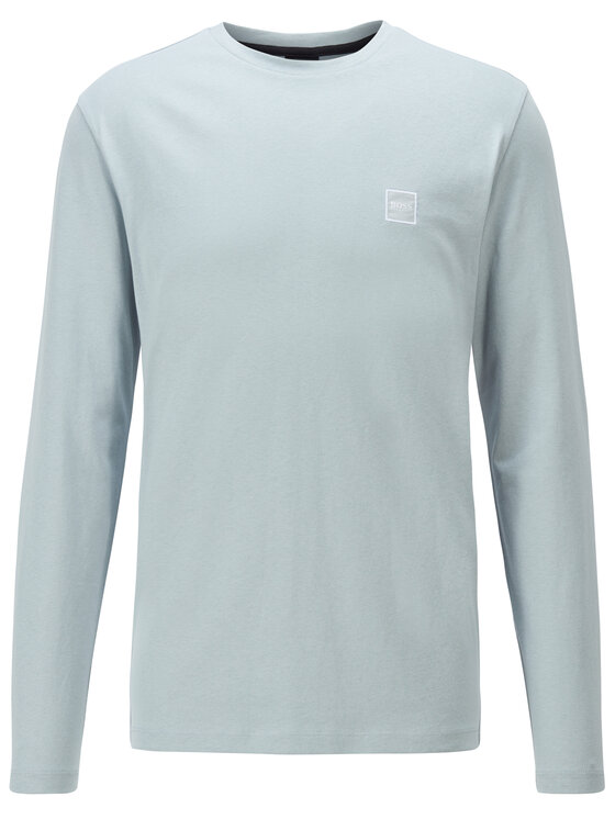 BOSS Boss Тениска с дълъг ръкав Tacks 50393629 Светлосиньо Regular Fit