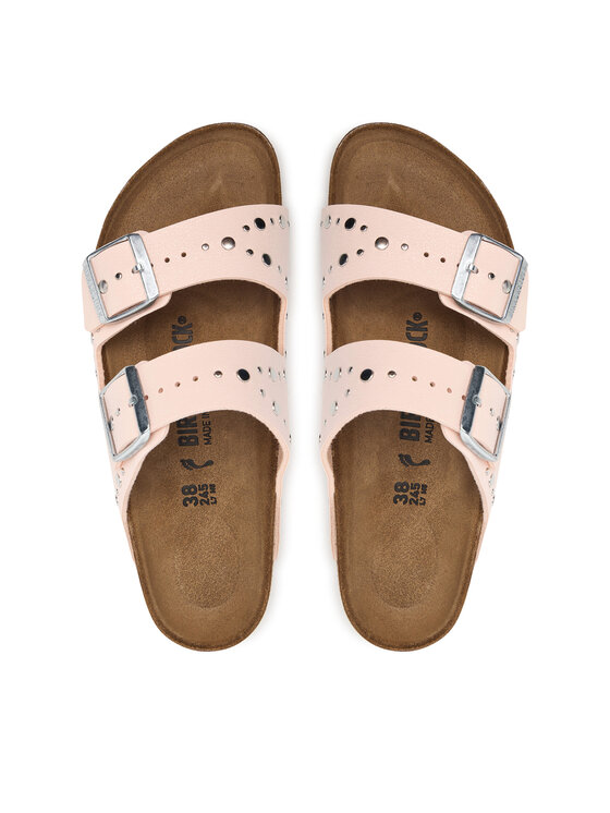 Birkenstock Birkenstock Klapki Arizona Rivets 1032546 S Różowe złoto