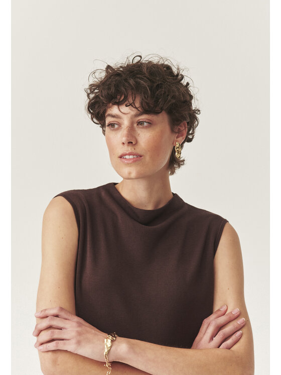 TATUUM Tatuum Bluzka KEZI Brązowy Loose Fit