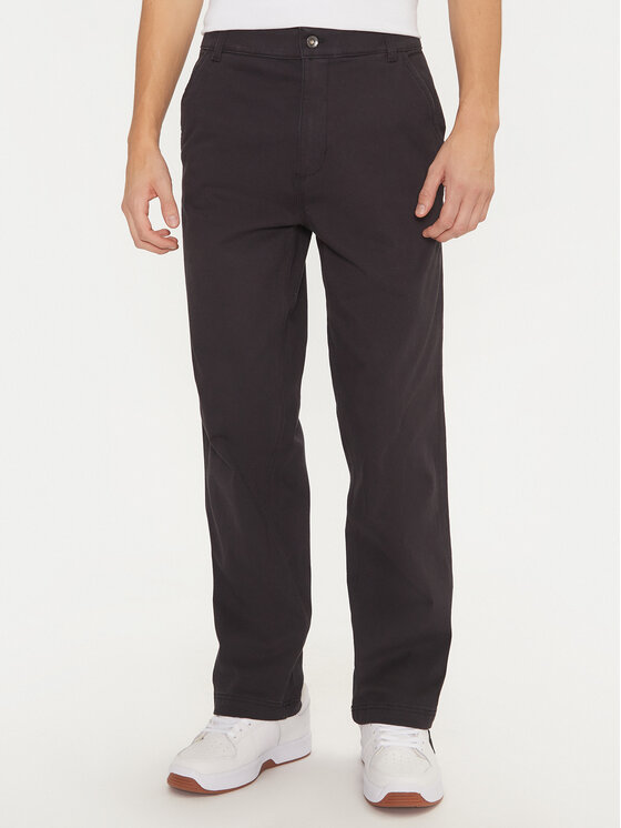 Champion Champion Stoffhose 220509 Schwarz Straight Leg