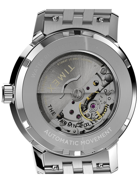 Timex Timex Zegarek TW2W93200 Srebrny