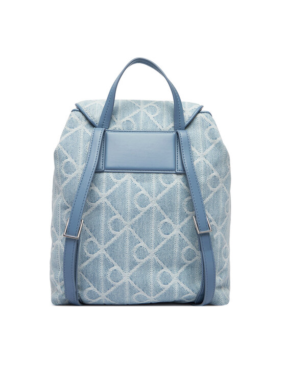 Calvin Klein Calvin Klein Batoh Emblem Aop Denim Backpack LV04F3508G Modrá