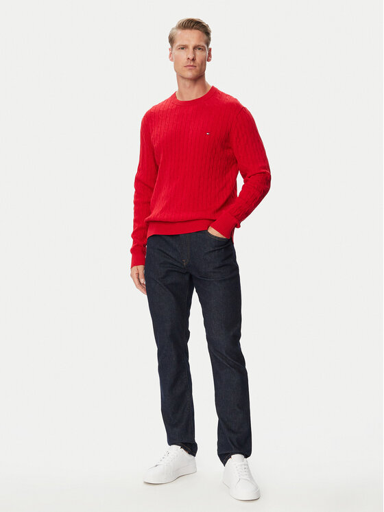 Tommy Hilfiger Tommy Hilfiger Πουλόβερ Classic MW0MW33132 Κόκκινο Regular Fit