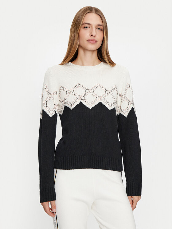 Liu Jo Sport Sveter TF4233 MS55L Čierna Regular Fit